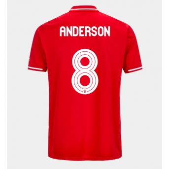 Nottingham Forest Elliot Anderson #8 Maglia Gara Casa Repliche 2025-26 Maniche Corte